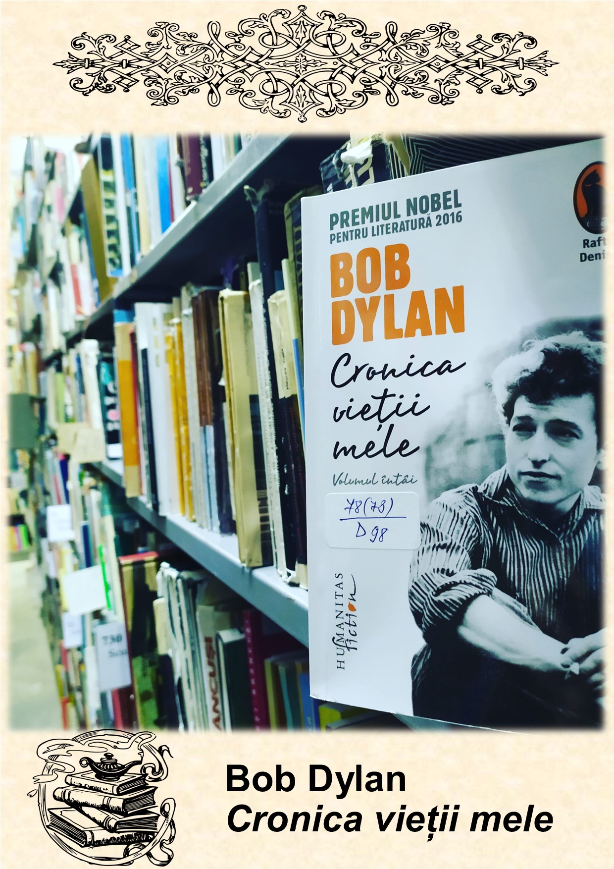 Cronica vieții mele, Bob Dylan